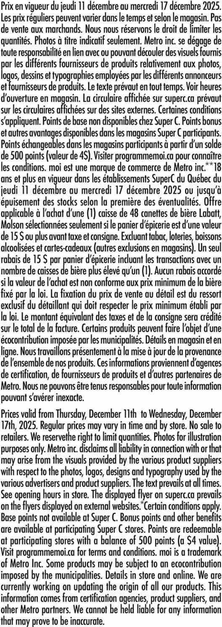 super-c - Super C Flyer Valid From 12-11 to 12-17 - page: 19