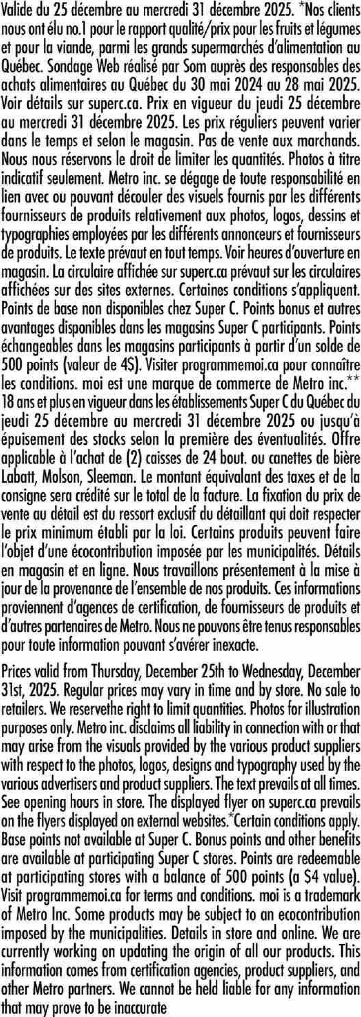 super-c - Super C Flyer Valid From 12-25 to 12-31 - page: 13