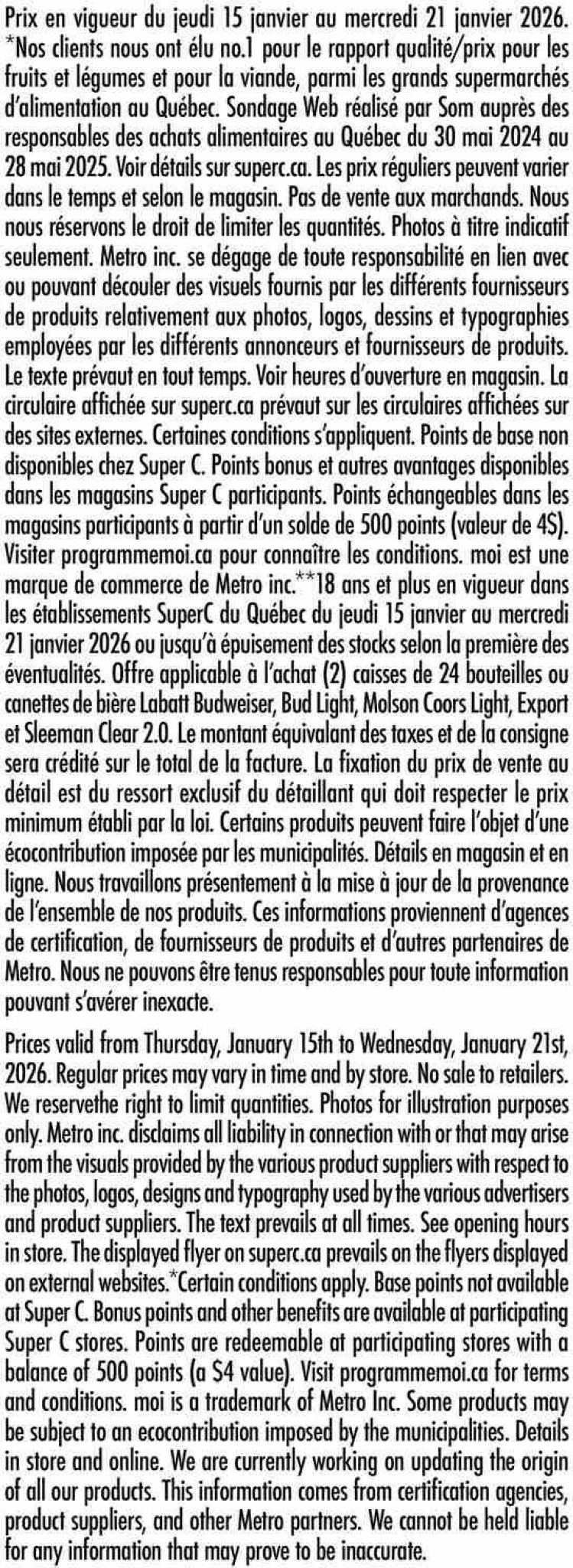 super-c - Super C Flyer Valid From 01-15 to 01-21 - page: 20