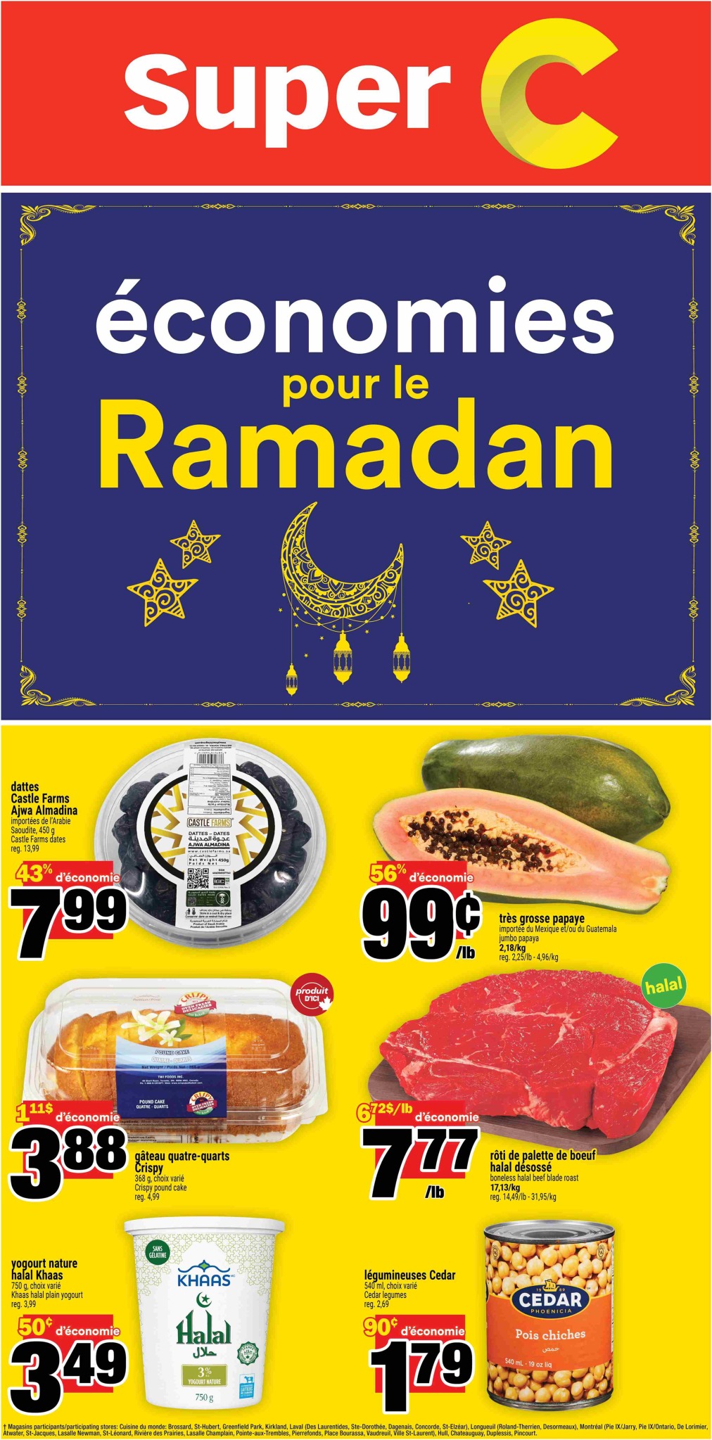 super-c - Super C - Ramadan Flyer Valid From 2026-02-26 to 2026-03-04 - page: 1
