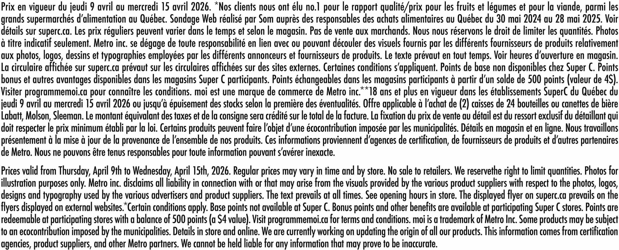 super-c - Upcoming Super C Flyer Valid from 2026-04-09 to 2026-04-15 - page: 17