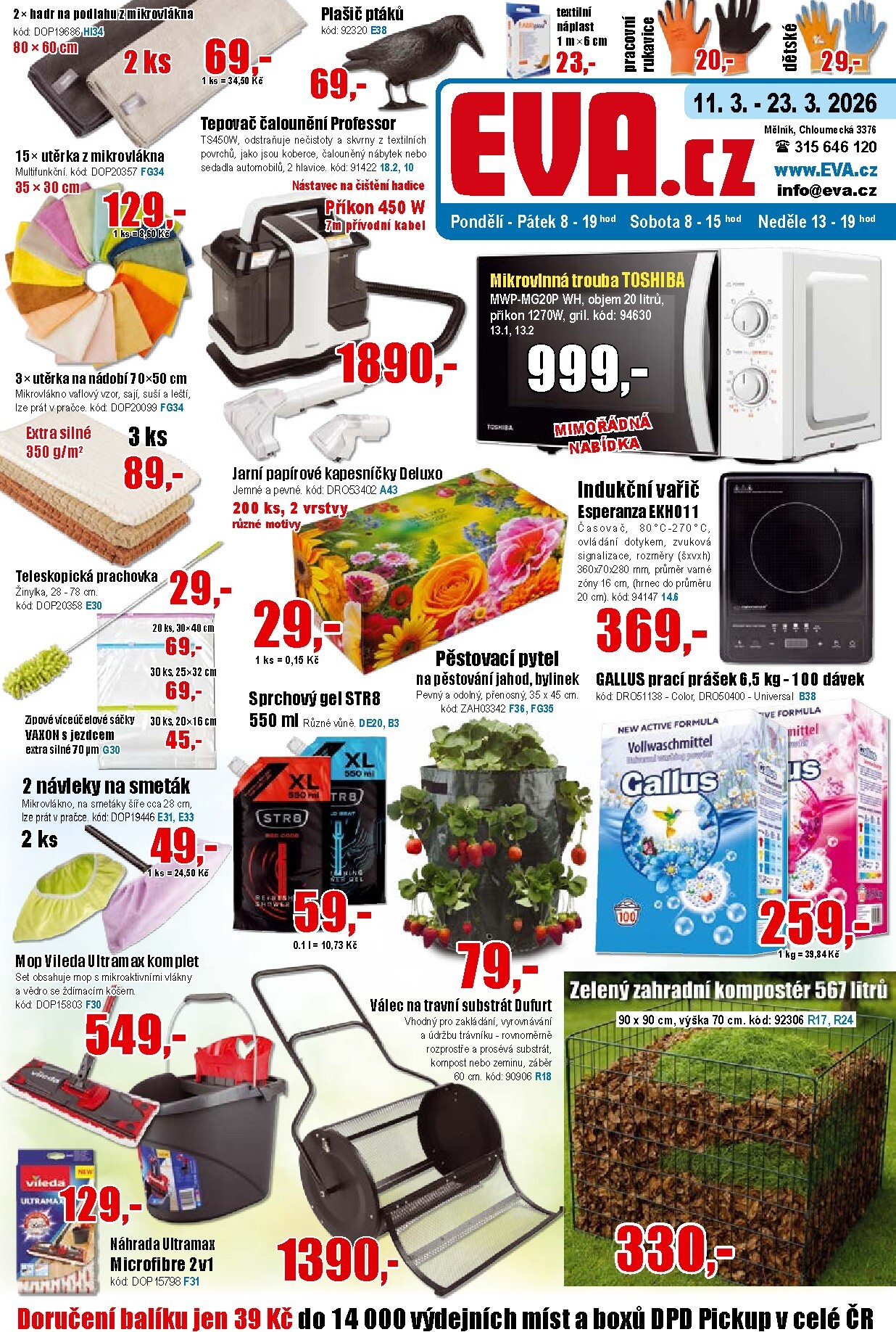 eva-cz - EVA.cz leták platný od středy 11.03.2026 do pondělí 23.03.2026