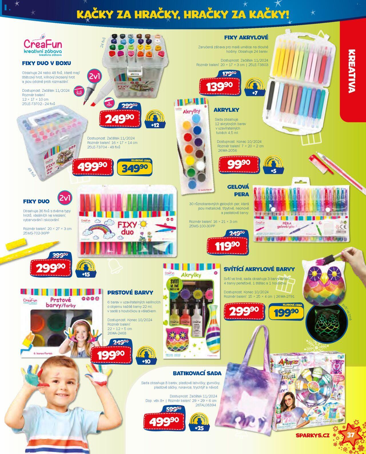 sparkys - Sparkys katalog Vánoce 2024 01.10.2024 - 30.11.2024 - page: 37