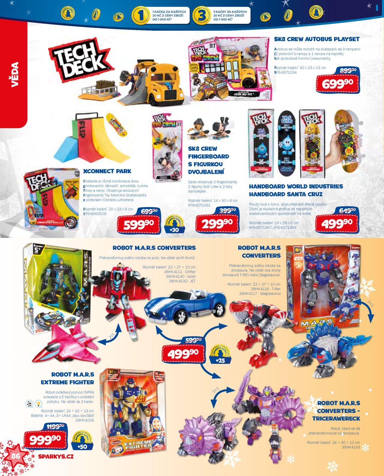 sparkys - Sparkys katalog Vánoce 2024 01.10.2024 - 30.11.2024 - page: 86