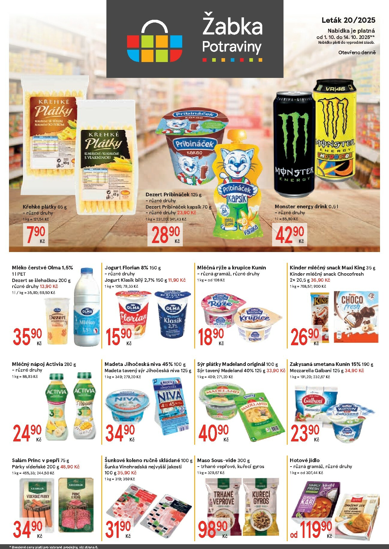 zabka - Leták Žabka od 01.10. do 14.10. - page: 1