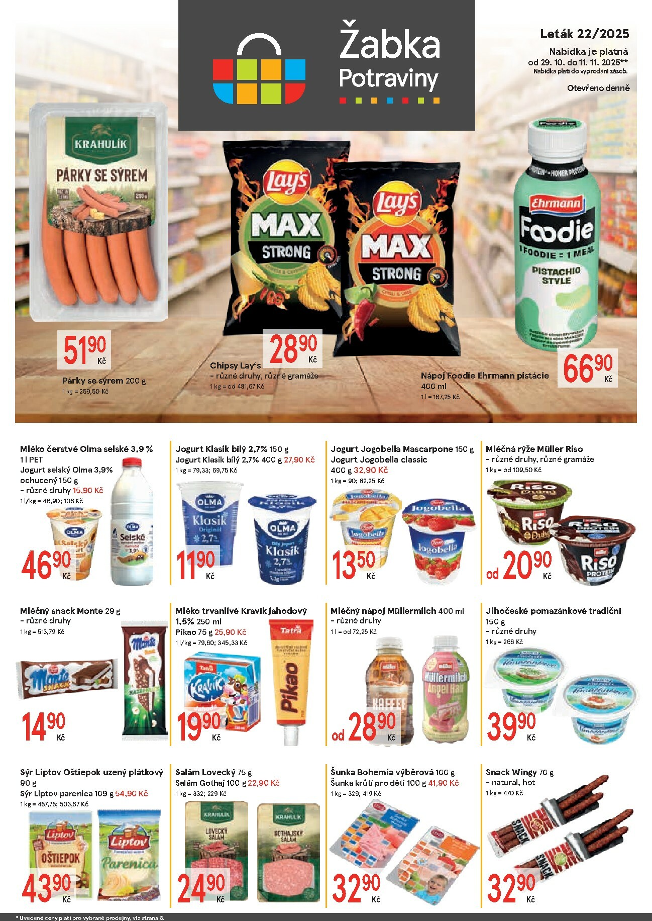 zabka - Aktuální leták Žabka od 29.10. do 11.11.