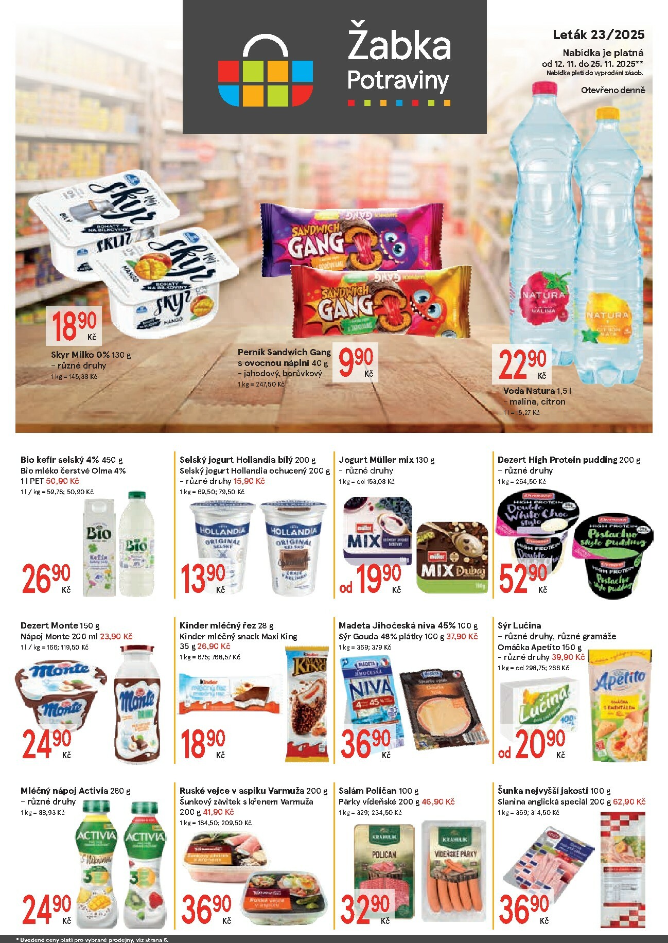 zabka - Aktuální leták Žabka od 12.11. do 25.11. - page: 1