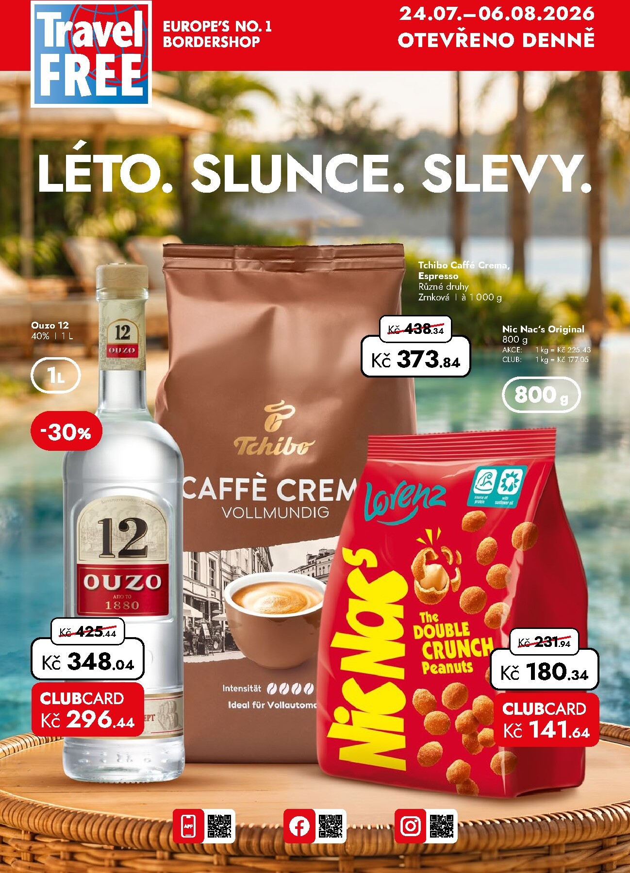 travel-free - Aktuální Travel FREE leták platný od pátku 24.07.2026 do čtvrtka 06.08.2026