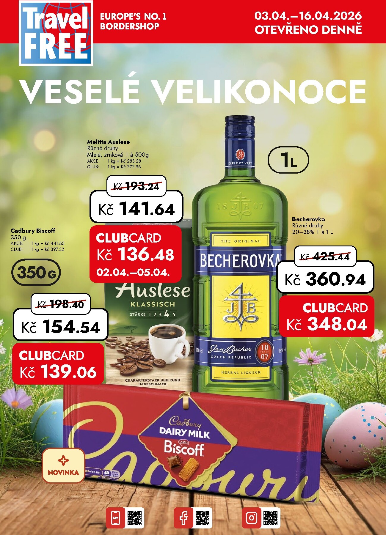 travel-free - Aktuální Travel FREE leták platný od pátku 03.04.2026 do čtvrtka 16.04.2026 - page: 1