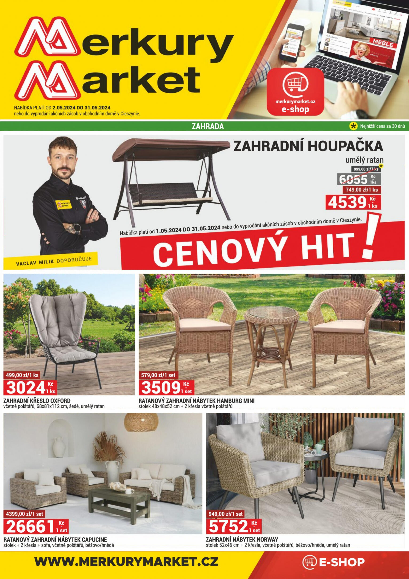 merkury-market - Leták Merkury Market aktuální 02.05. - 31.05. - page: 1