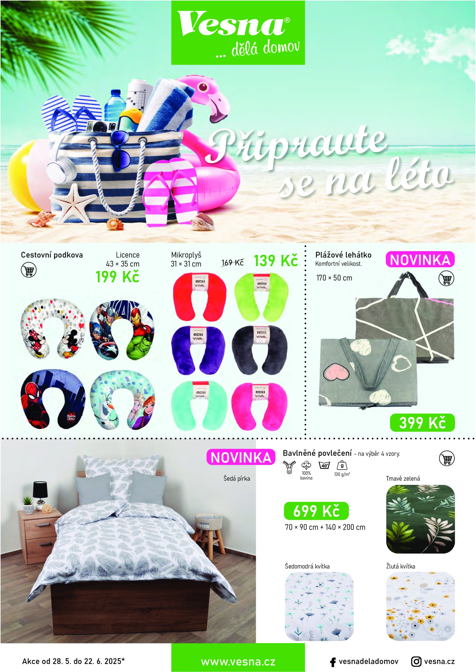 vesna - Leták Vesna - Připravte se na léto od 28.05. do 22.06.