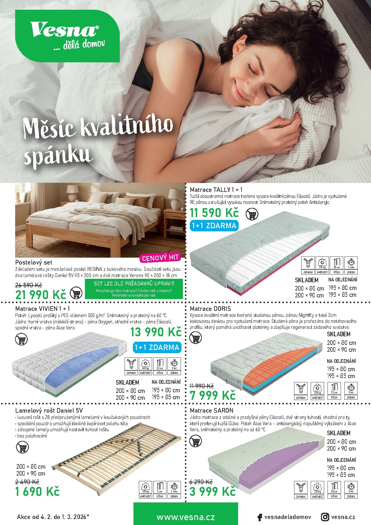 vesna - Vesna - leták platný od středy 04.02.2026 do neděle 01.03.2026 - page: 1