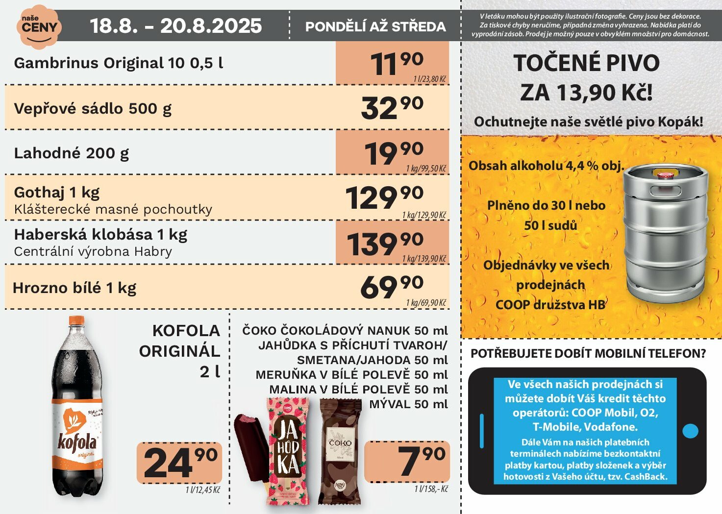 coop-hb - Leták Coop HB - Naše ceny od 14.08. do 20.08. - page: 2