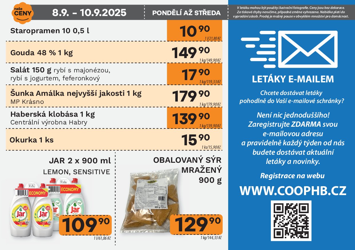 coop-hb - Leták Coop HB - Naše ceny od 04.09. do 10.09. - page: 2