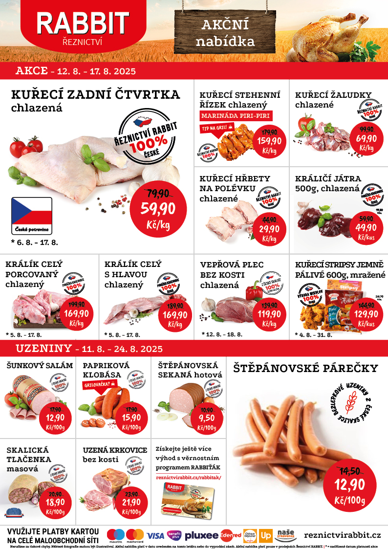 reznictvi-rabbit - Leták Řeznictví Rabbit od 12.08. do 17.08.