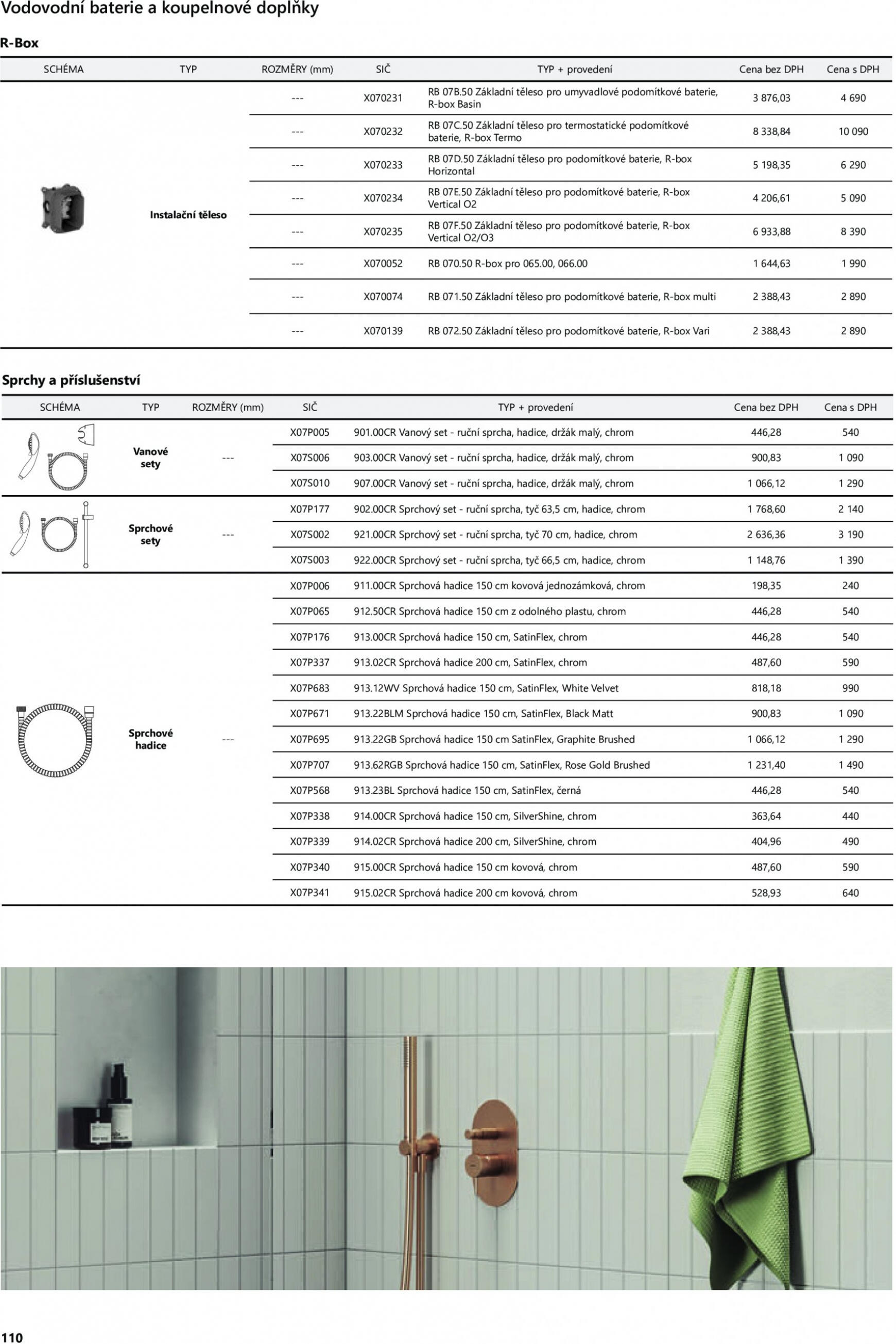 ravak - Ravak ceník 2023 platný od 01.04.2023 - page: 110