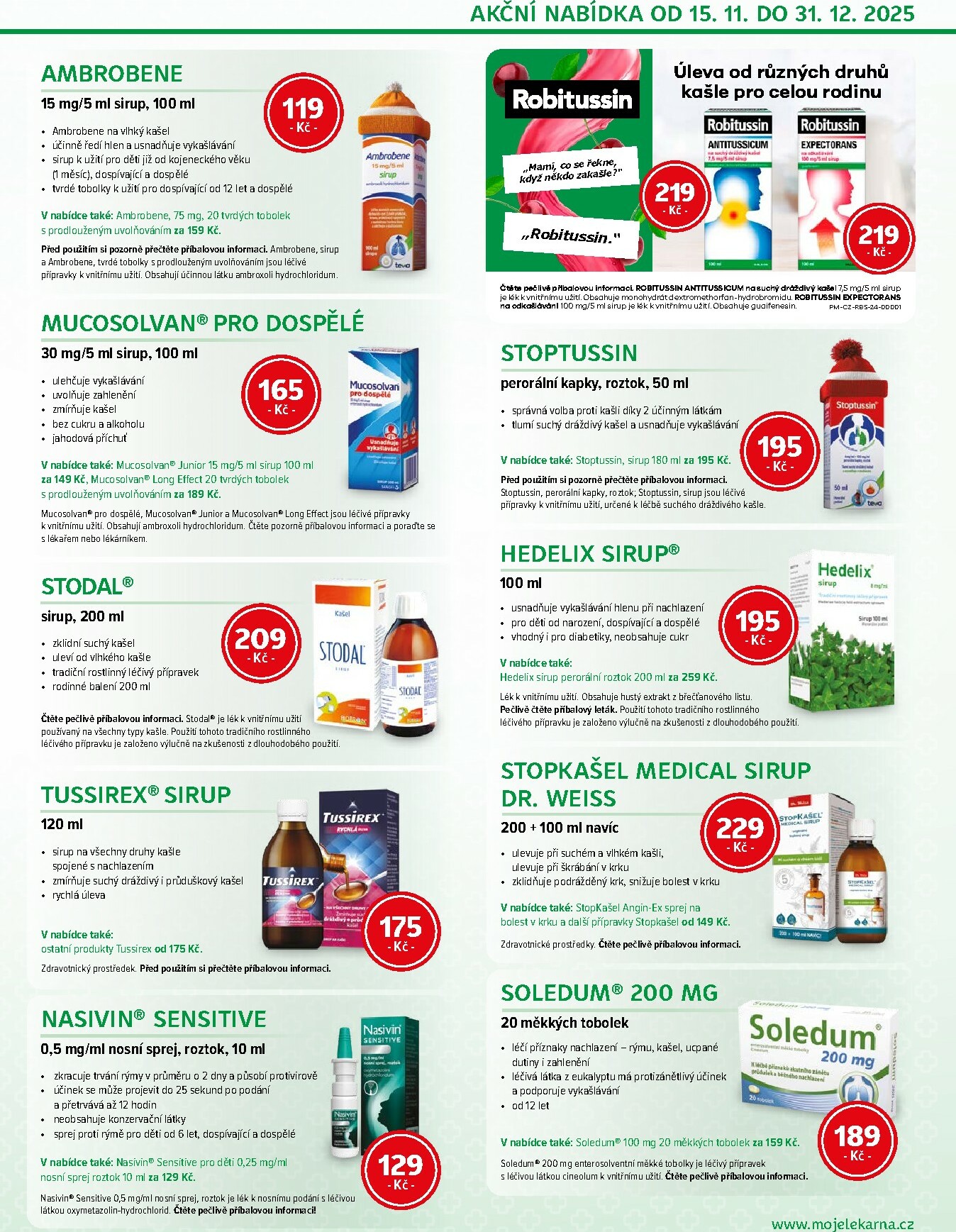 moje-lekarna - Aktuální leták Moje lékarna od 15.11. do 31.12. - page: 3