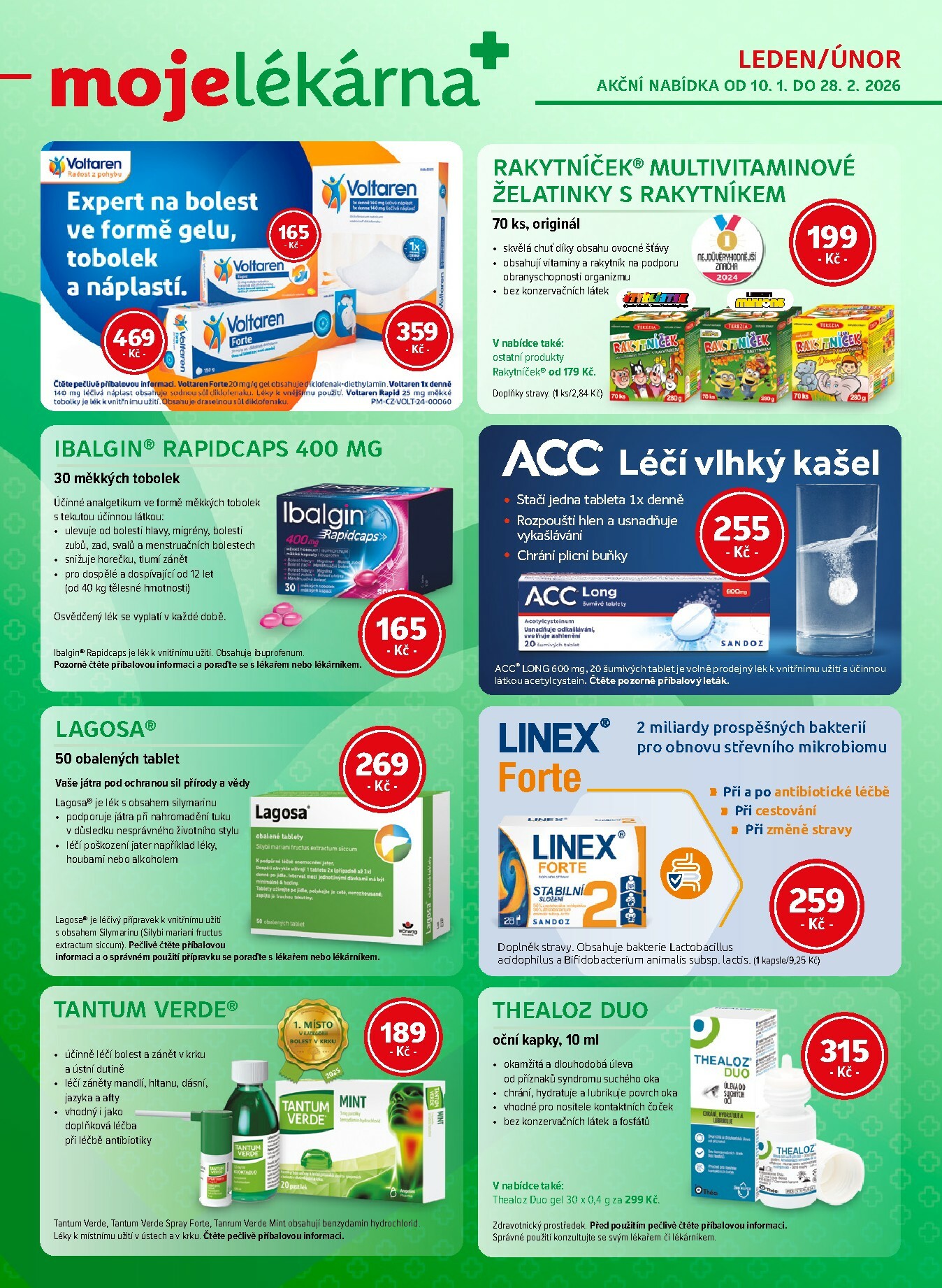 moje-lekarna - Aktuální leták Moje lékarna od 10.01. do 28.02. - page: 1