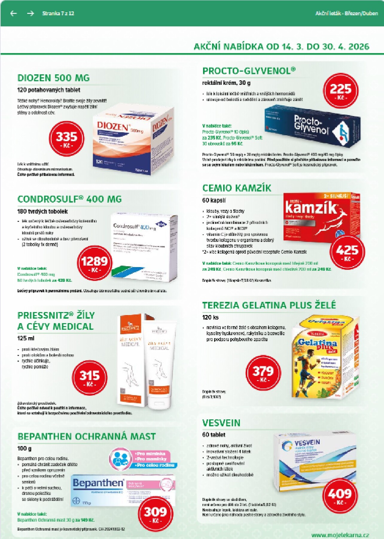 moje-lekarna - Moje lékarna leták platný od soboty 14.03.2026 do čtvrtka 30.04.2026 - page: 7