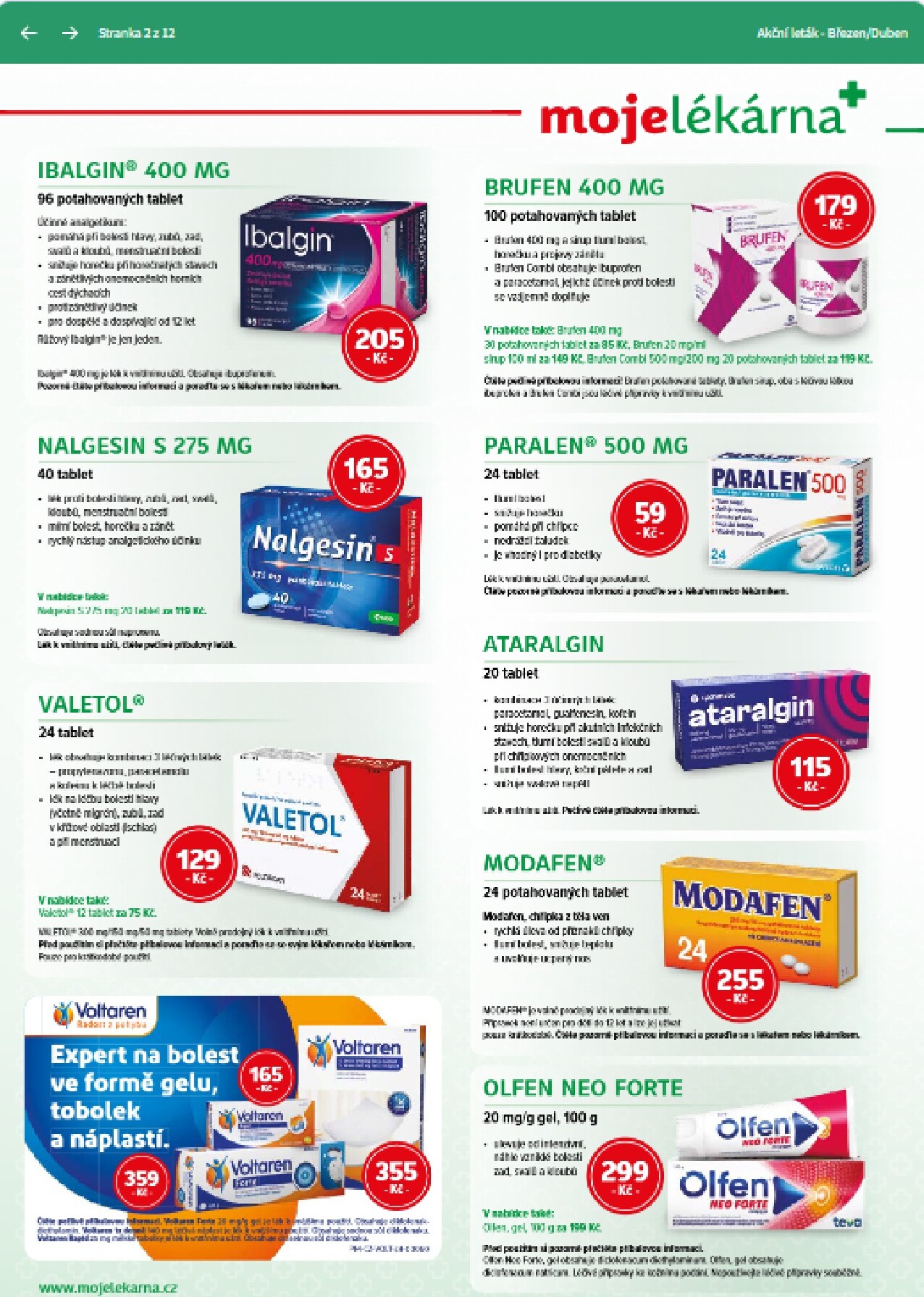 moje-lekarna - Moje lékarna leták platný od soboty 14.03.2026 do čtvrtka 30.04.2026 - page: 2