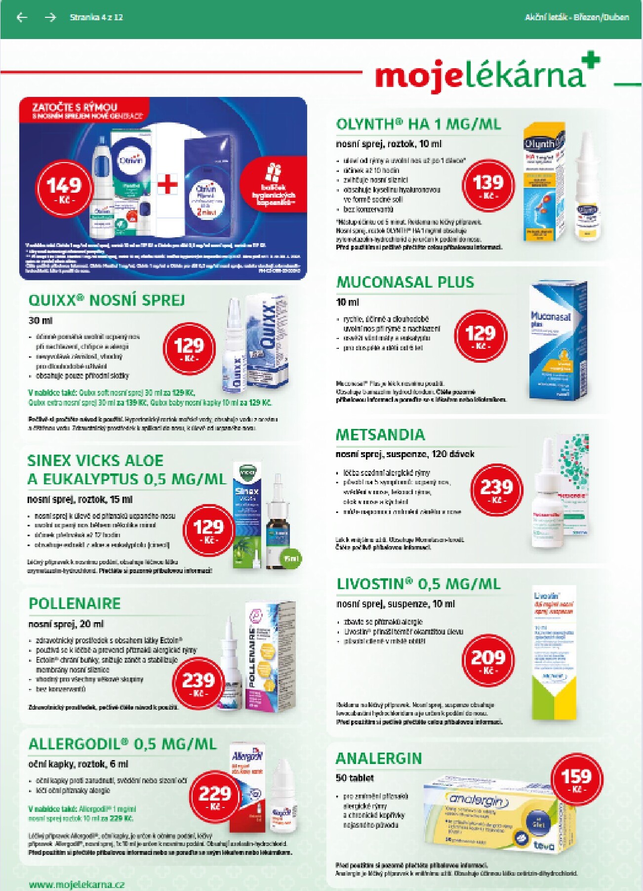 moje-lekarna - Moje lékarna leták platný od soboty 14.03.2026 do čtvrtka 30.04.2026 - page: 4