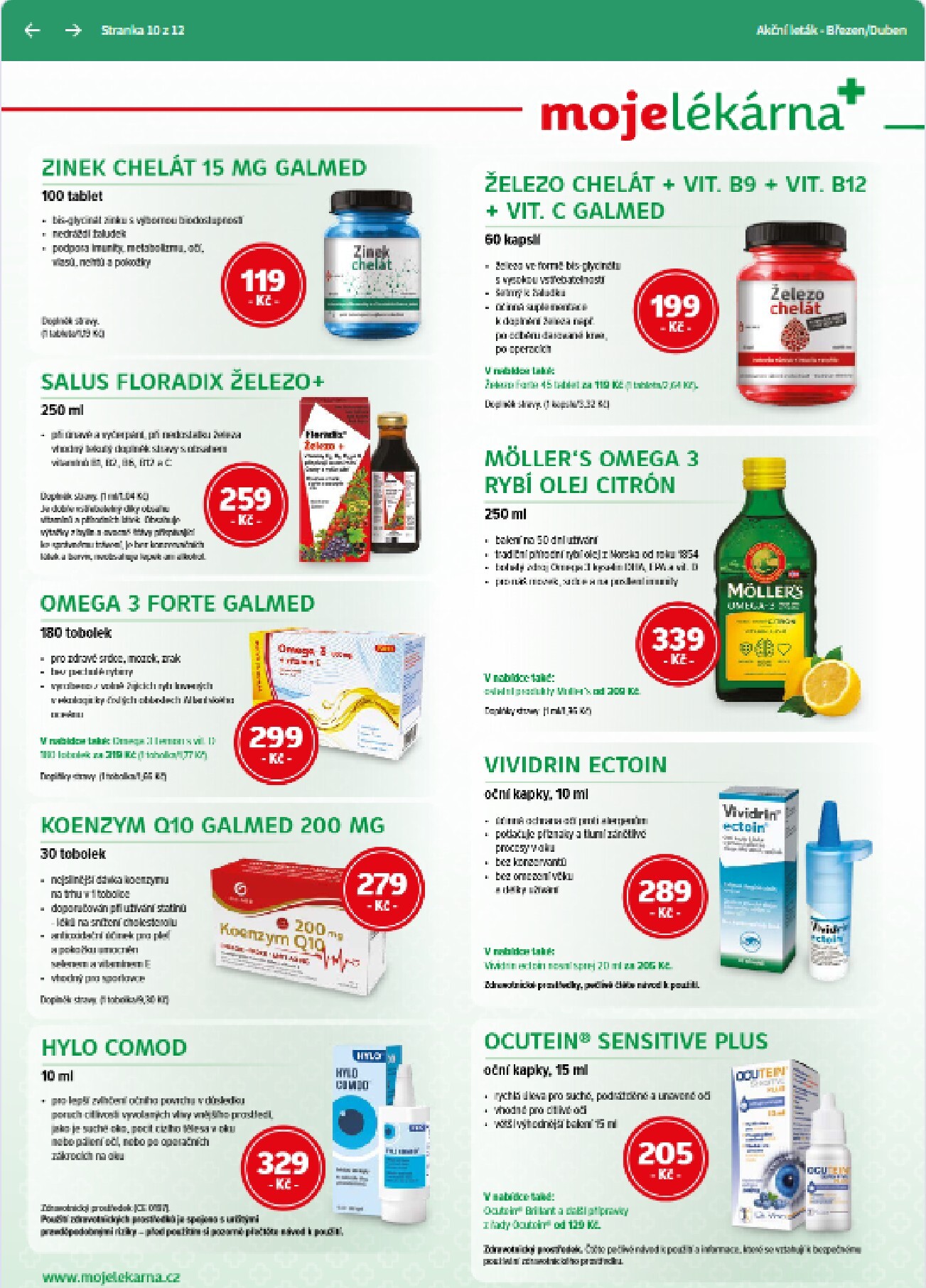 moje-lekarna - Moje lékarna leták platný od soboty 14.03.2026 do čtvrtka 30.04.2026 - page: 10