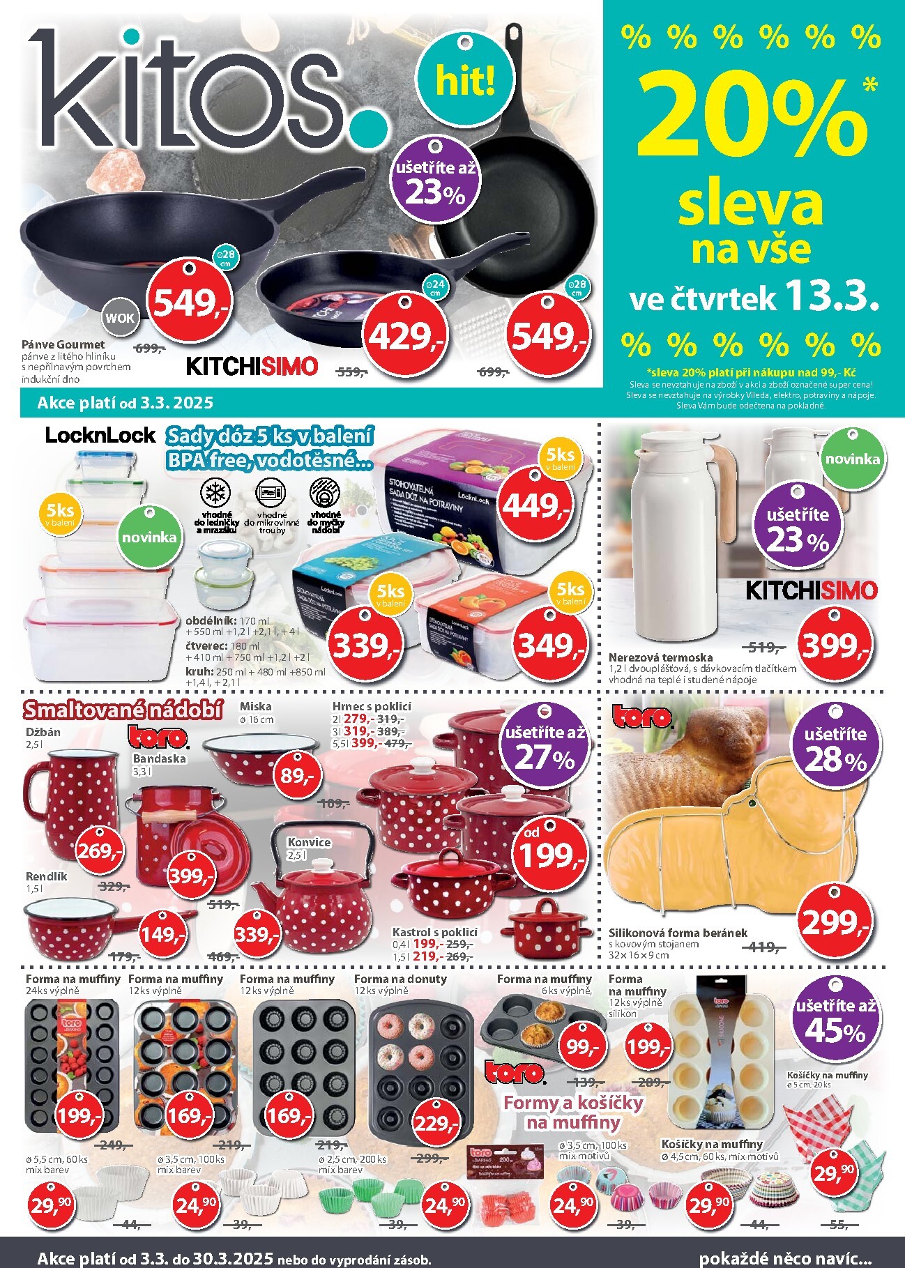 kitos-cz - Kitos leták platný od úterý 03.03.2026 do pondělí 30.03.2026 - page: 1