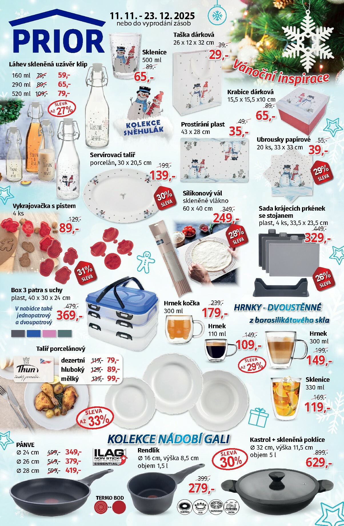 prior - Aktuální leták Prior - Vánoční inspirace od 11.11. do 23.12. - page: 1