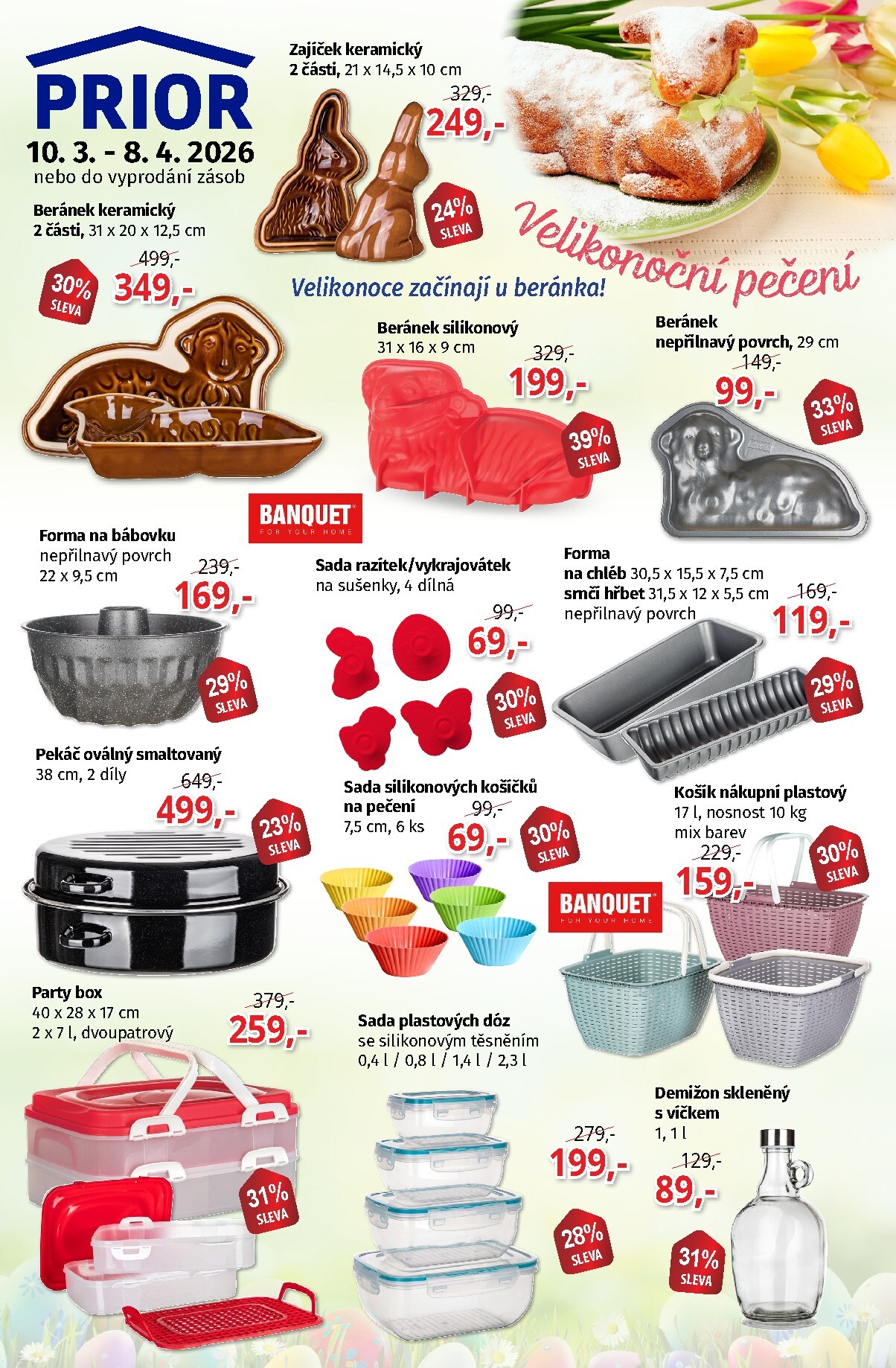 prior - Prior leták platný od úterý 10.03.2026 do středy 08.04.2026