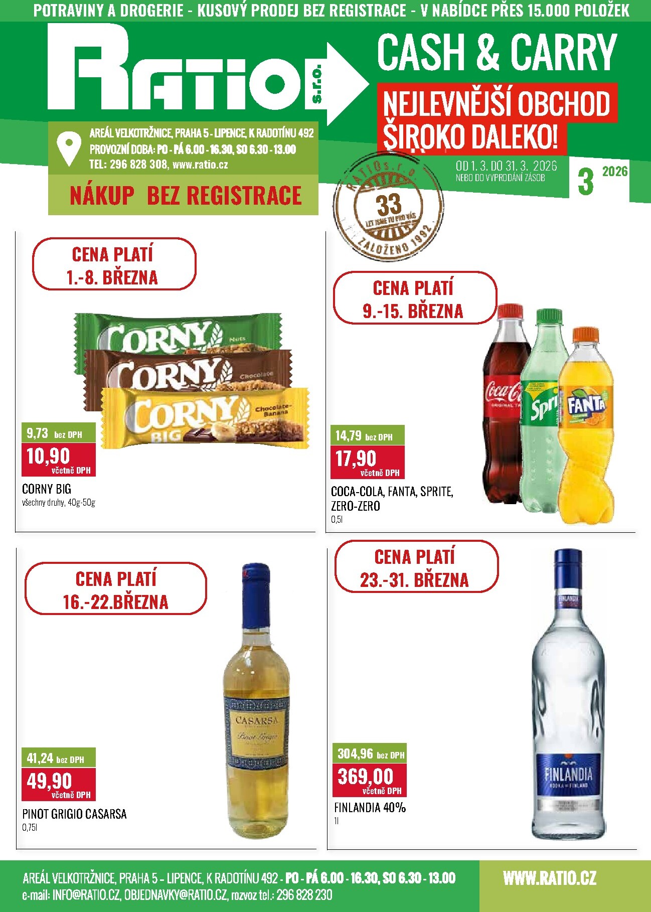 ratio - Ratio leták platný od neděle 01.03.2026 do úterý 31.03.2026 - page: 1