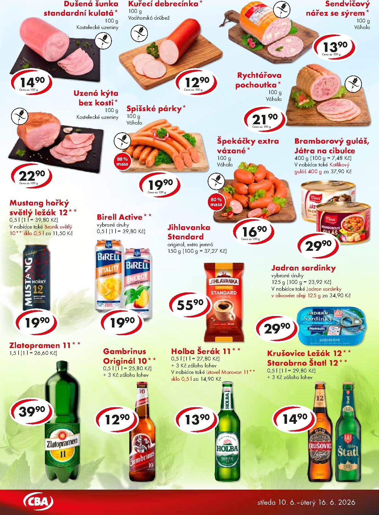 cba - Aktuální CBA Premium leták platný od středy 10.06.2026 do úterý 16.06.2026 - page: 3