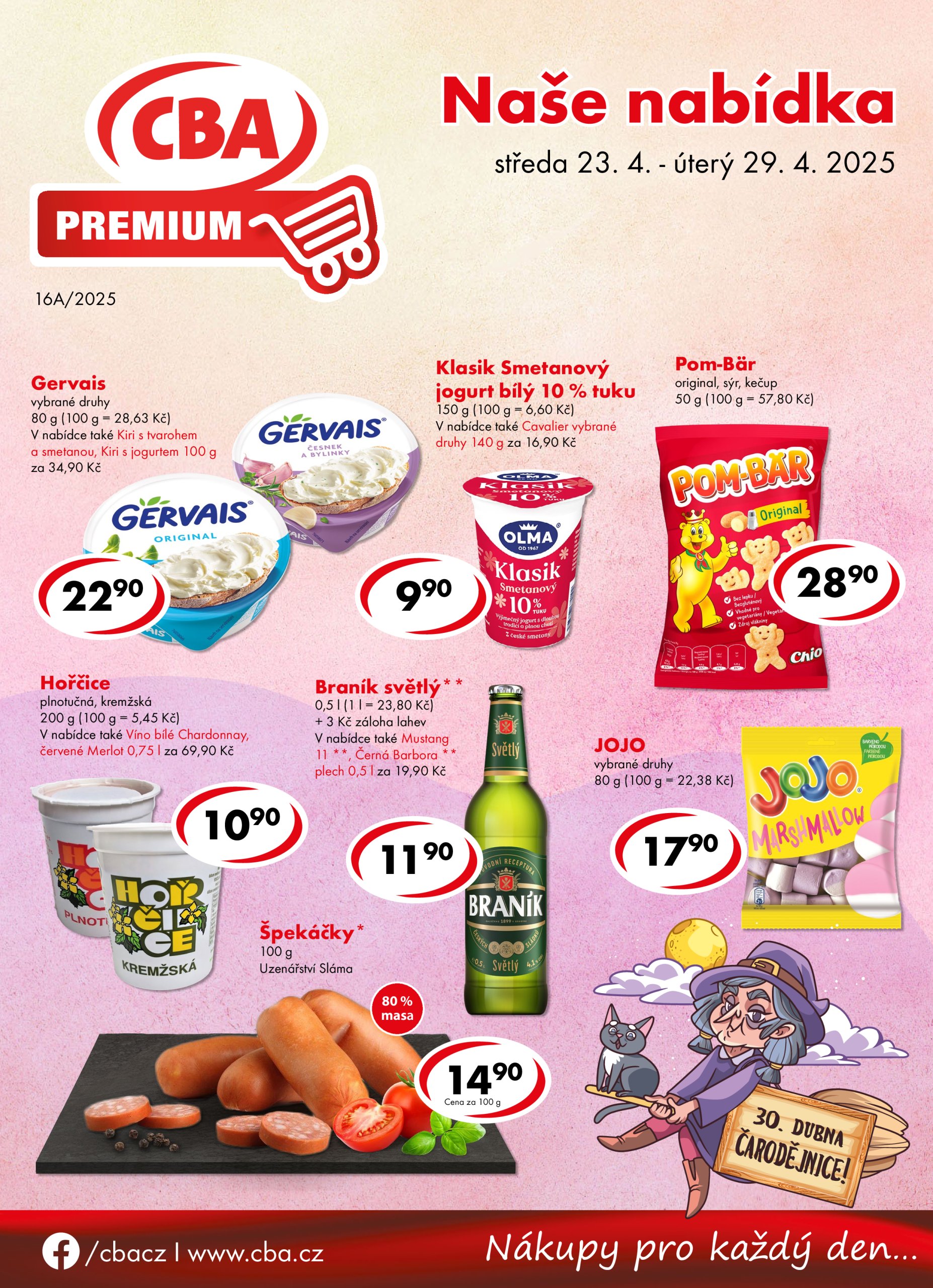 cba - Leták CBA Premium od 23.04. do 29.04.