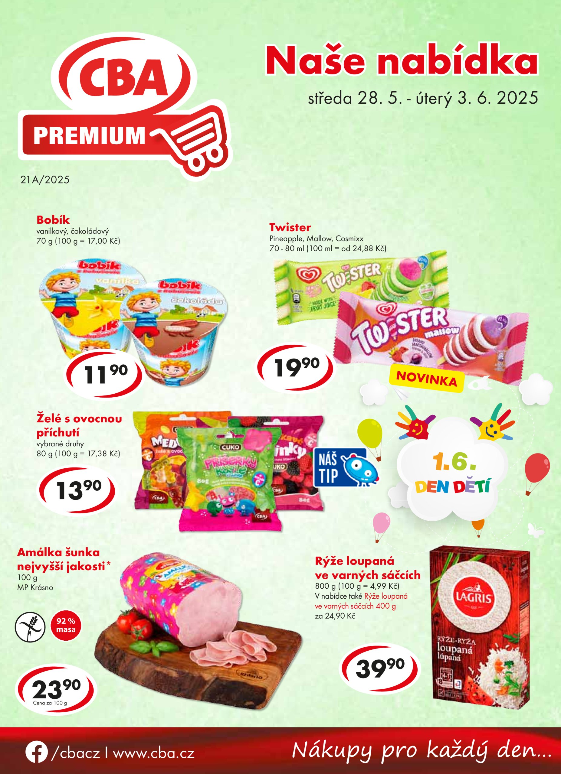 cba - Leták CBA Premium od 28.05. do 03.06.