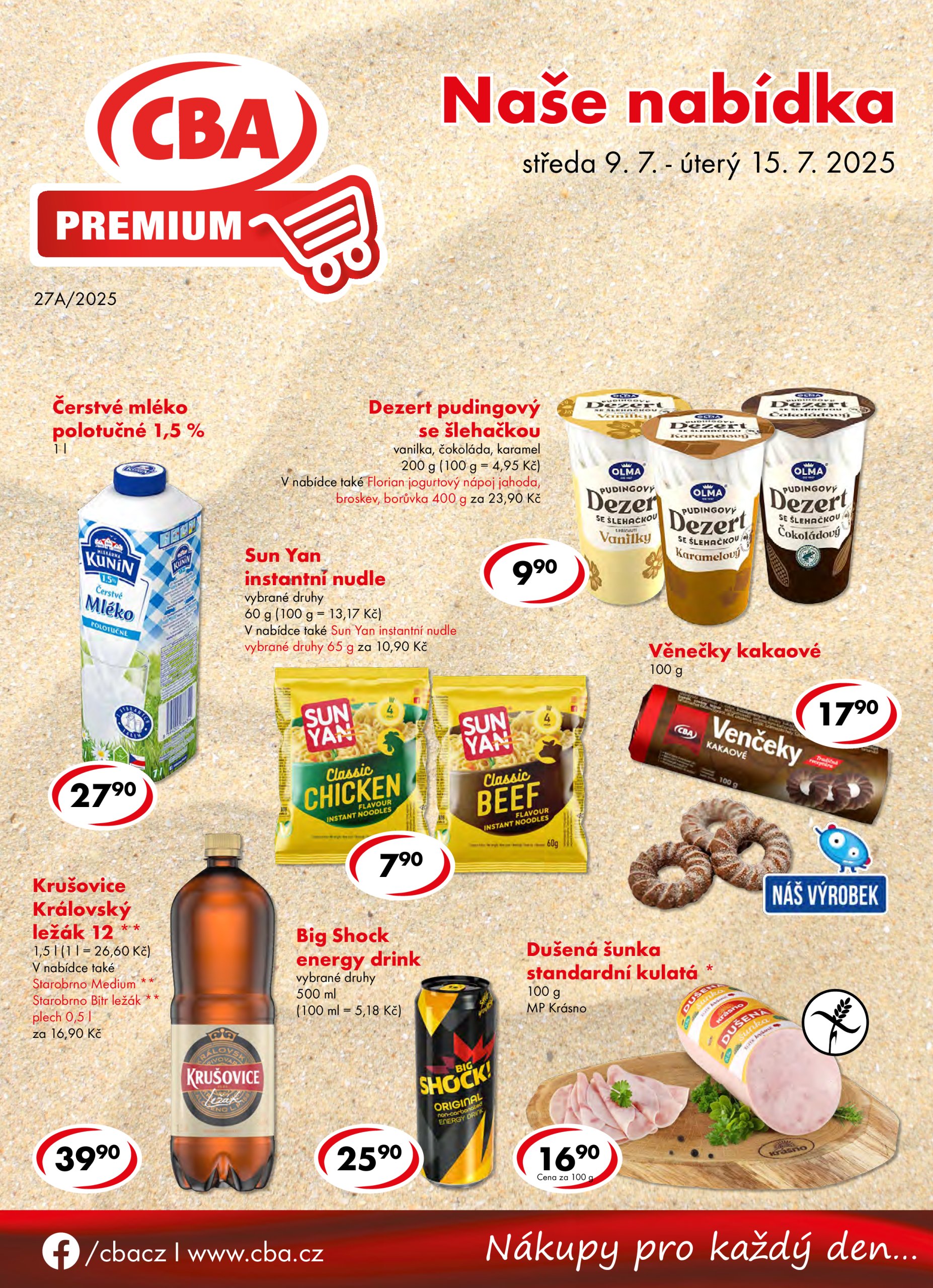 cba - Leták CBA Premium od 09.07. do 15.07.