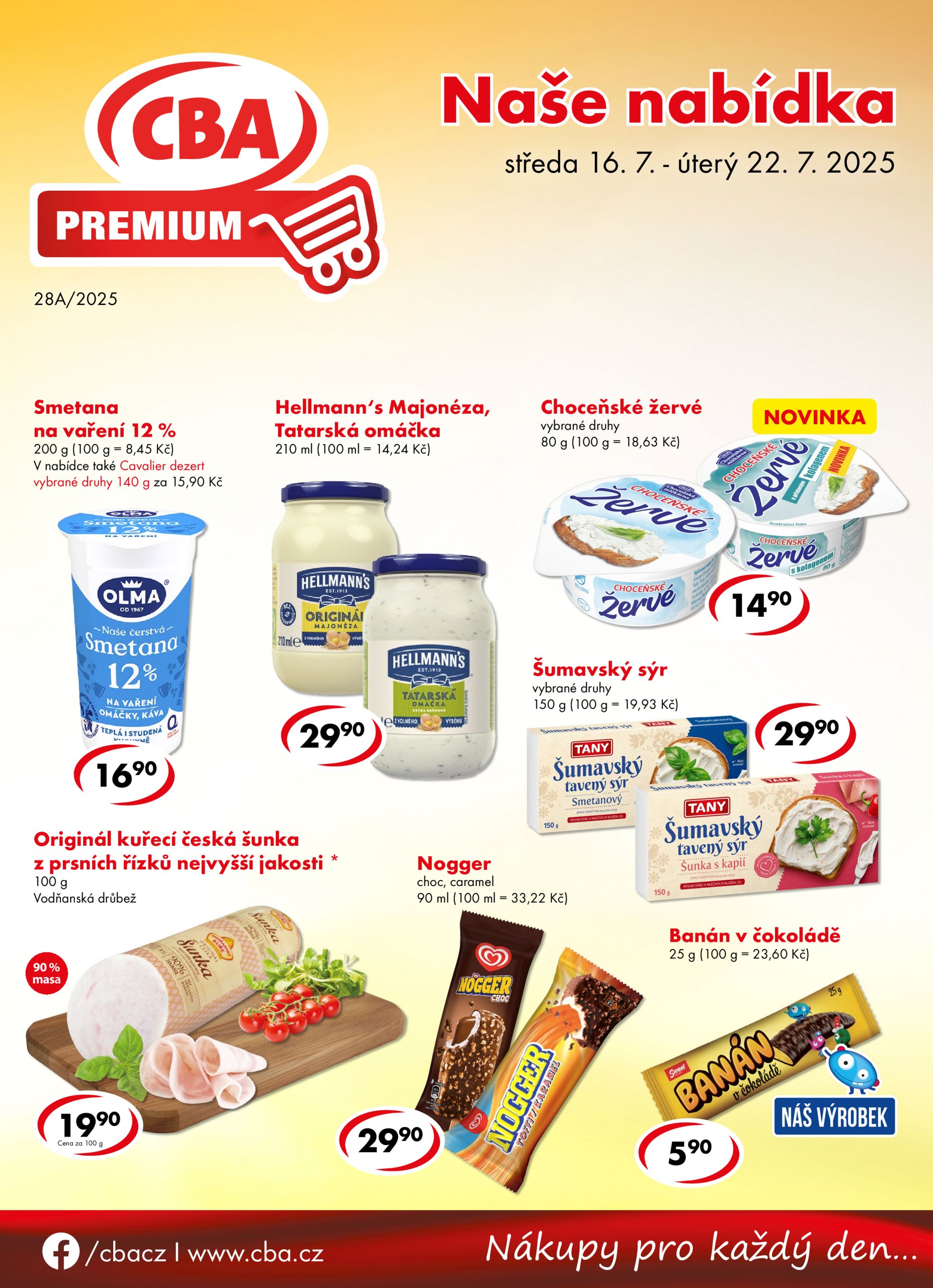 cba - Leták CBA Premium od 16.07. do 22.07.