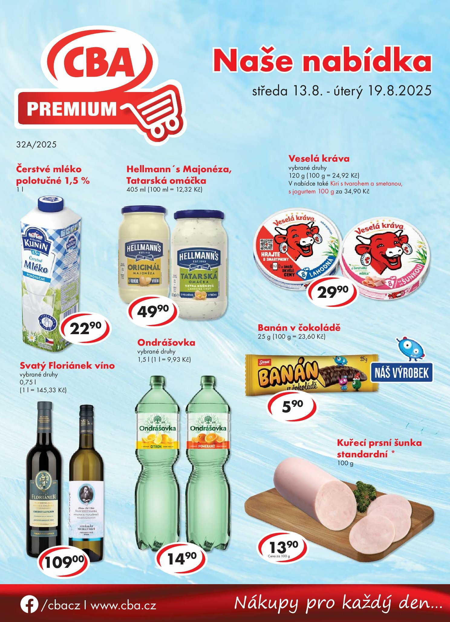 cba - Leták CBA Premium od 13.08. do 19.08.