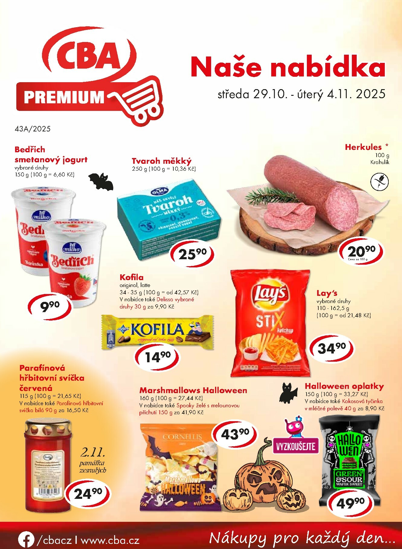 cba - Aktuální leták CBA Premium od 29.10. do 04.11.