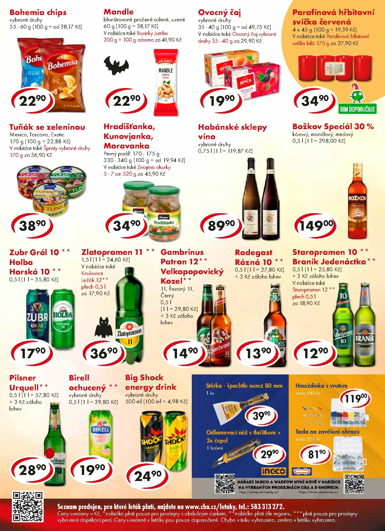 cba - Aktuální leták CBA - Potraviny od 29.10. do 09.11. - page: 4