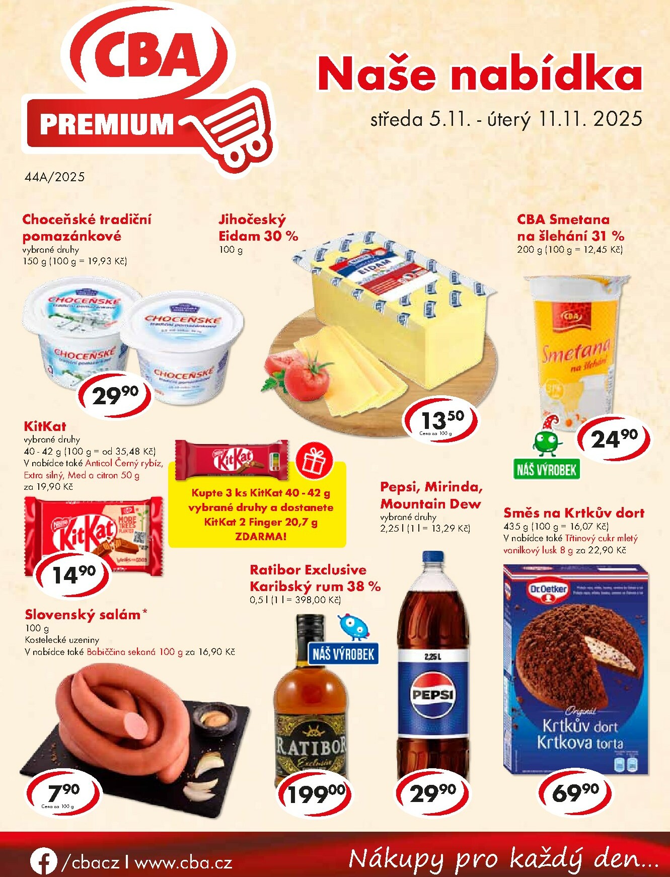 cba - Aktuální leták CBA Premium od 05.11. do 11.11.