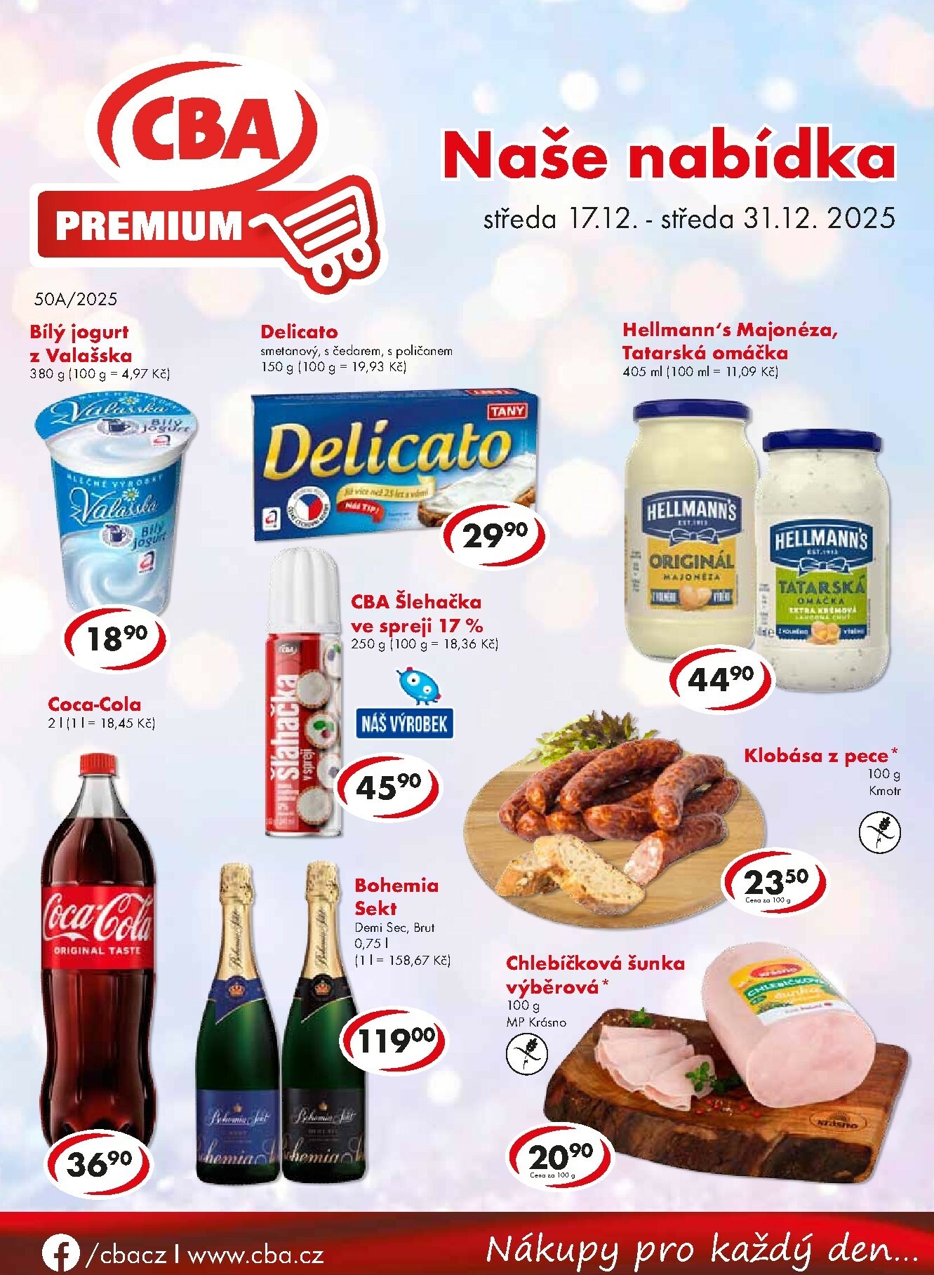 cba - Aktuální leták CBA Premium od 17.12. do 31.12.
