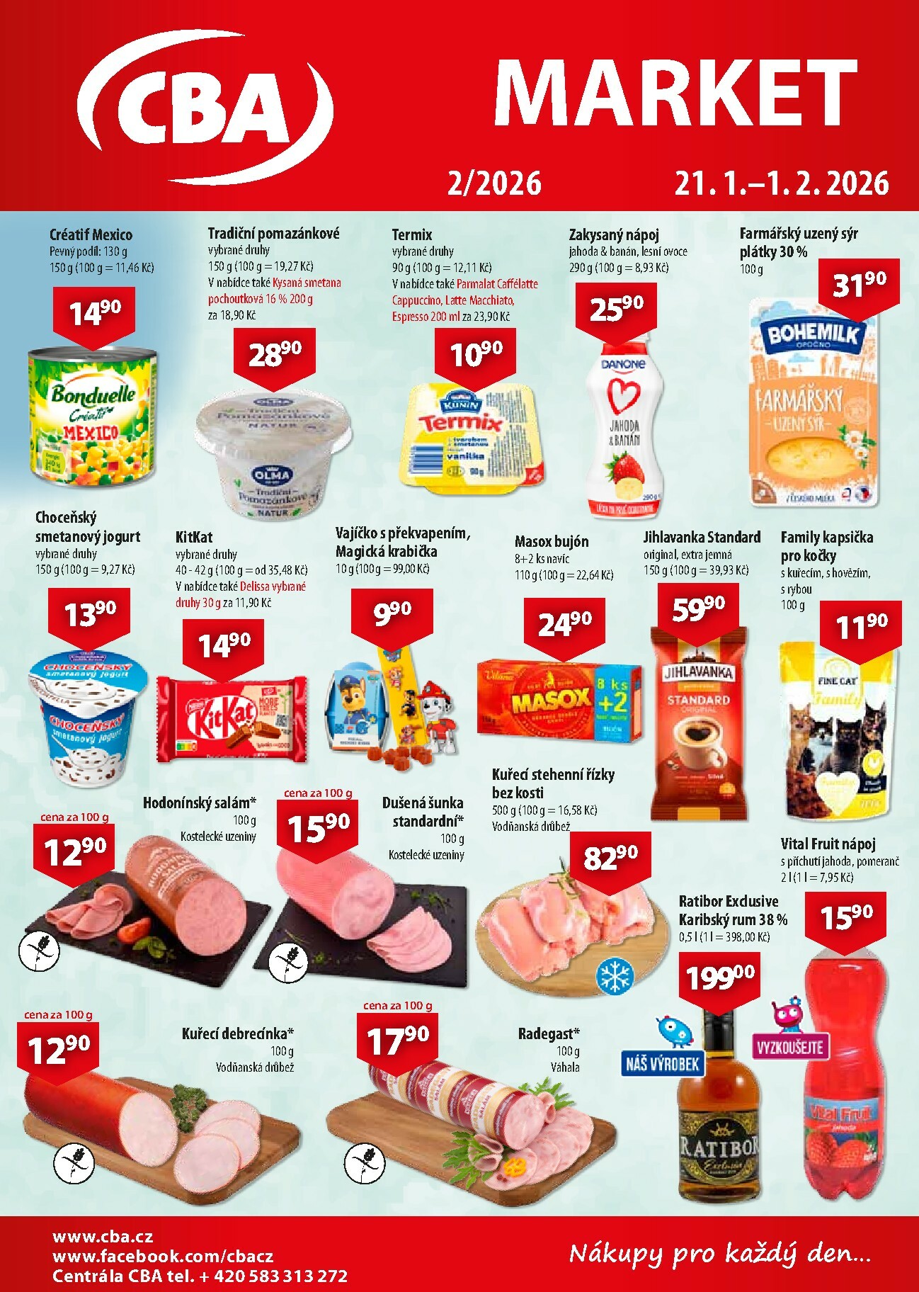 cba - Aktuální leták CBA Market od 21.01. do 01.02.