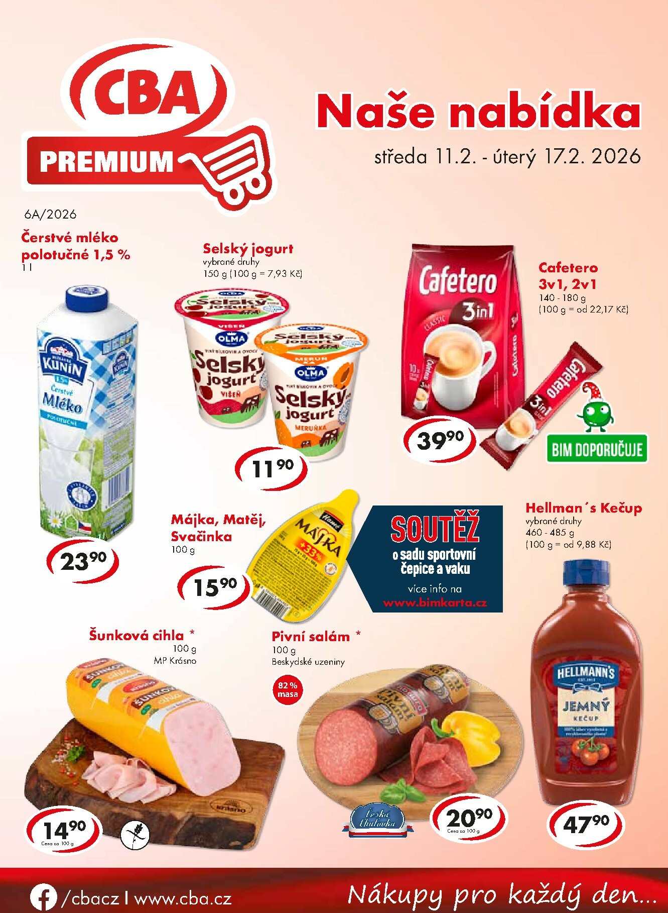 cba - CBA Premium leták platný od středy 11.02.2026 do úterý 17.02.2026
