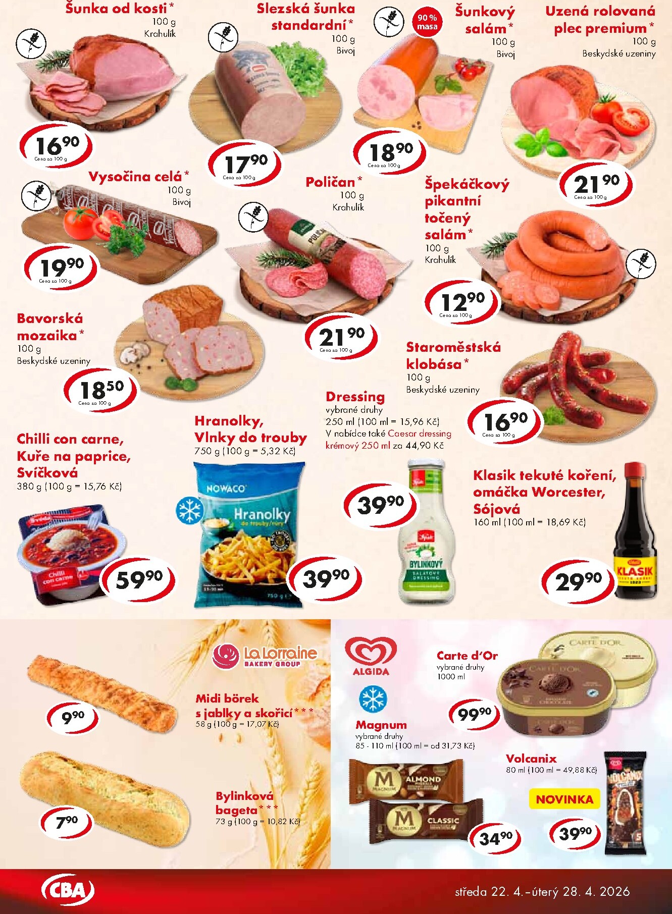 cba - Aktuální CBA Premium leták platný od středy 22.04.2026 do úterý 28.04.2026 - page: 3