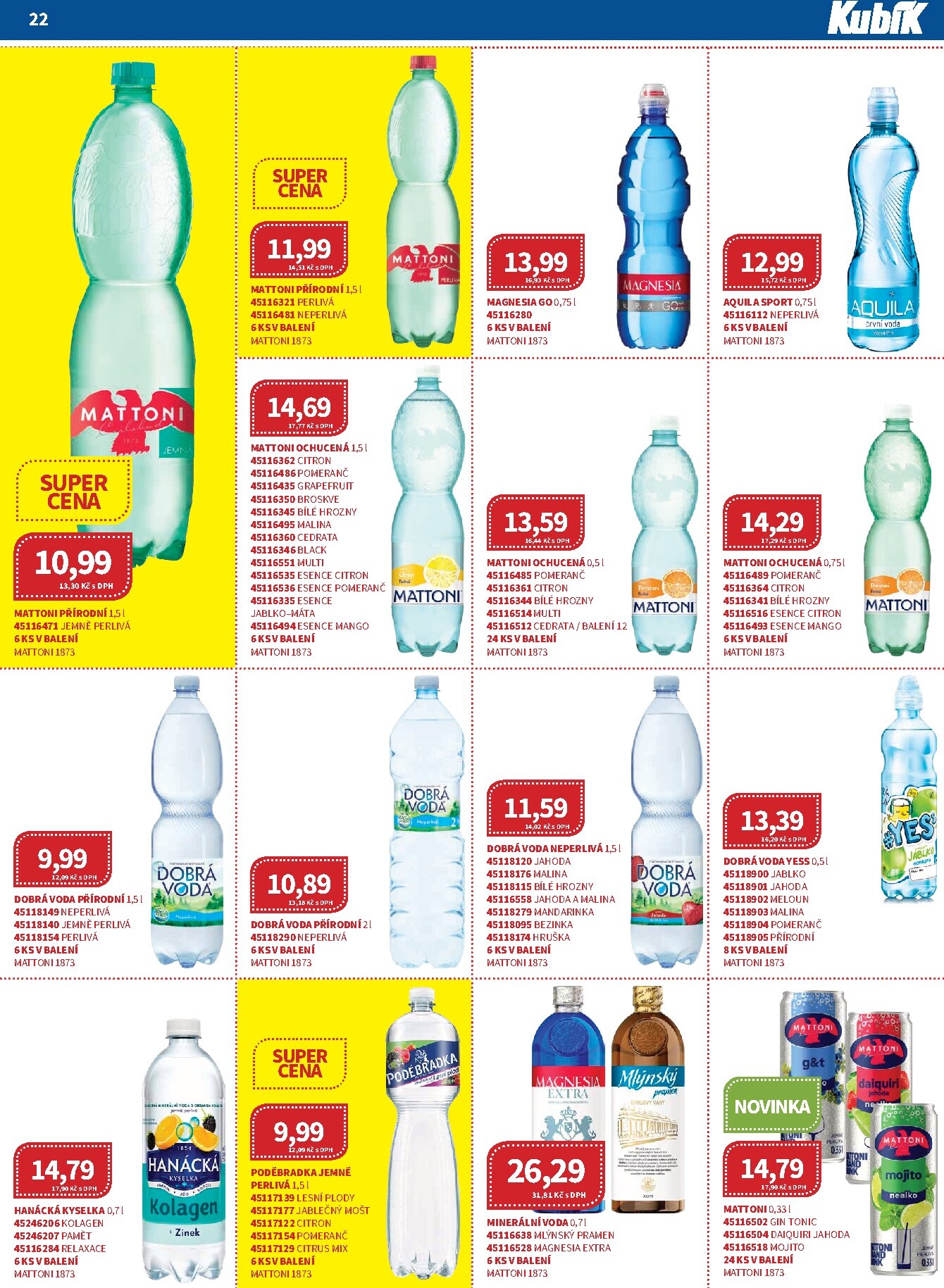 kubik - Aktuální Kubík leták platný od pondělí 01.06.2026 do úterý 30.06.2026 - page: 22