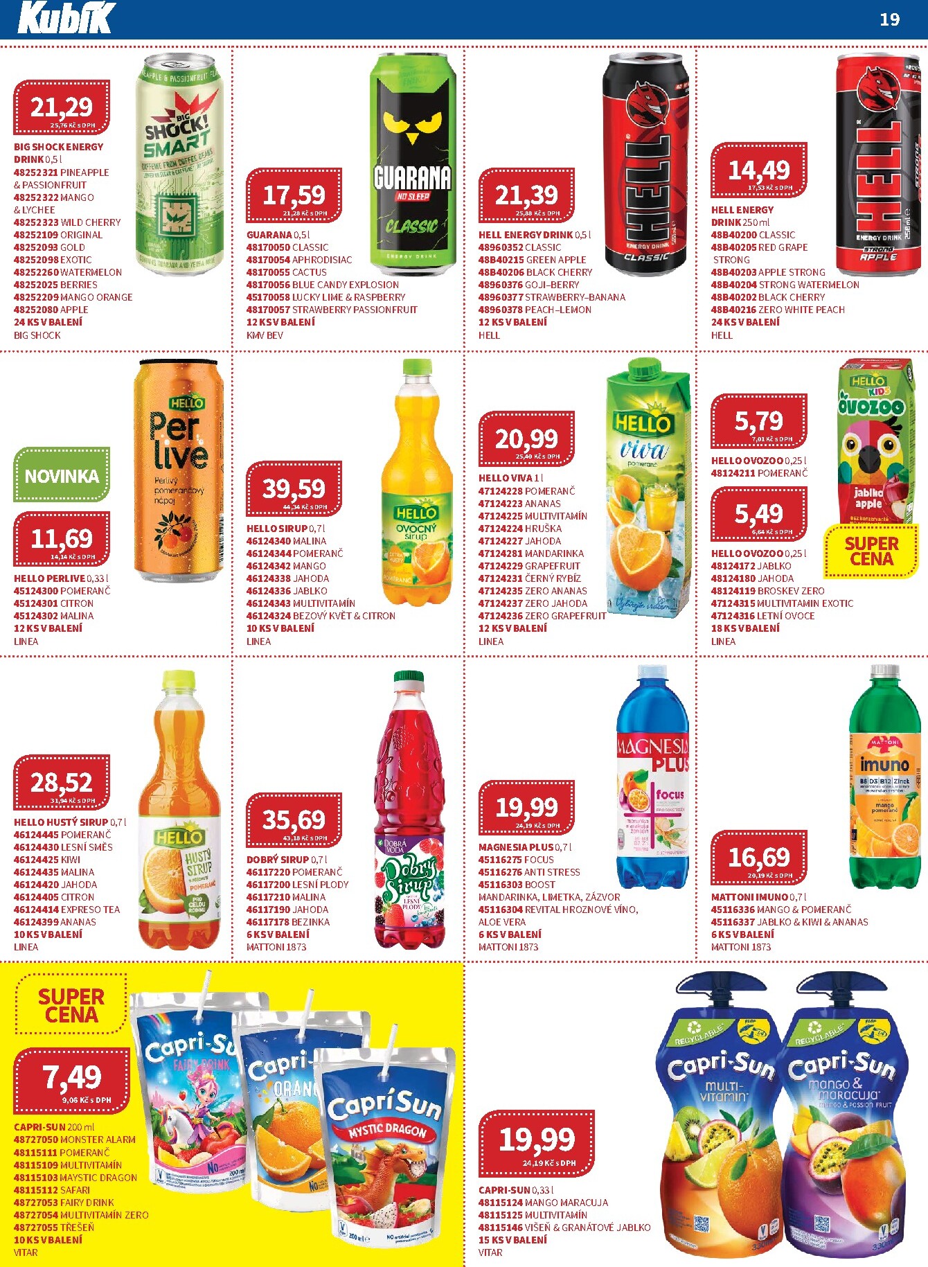kubik - Aktuální Kubík leták platný od pondělí 01.06.2026 do úterý 30.06.2026 - page: 19