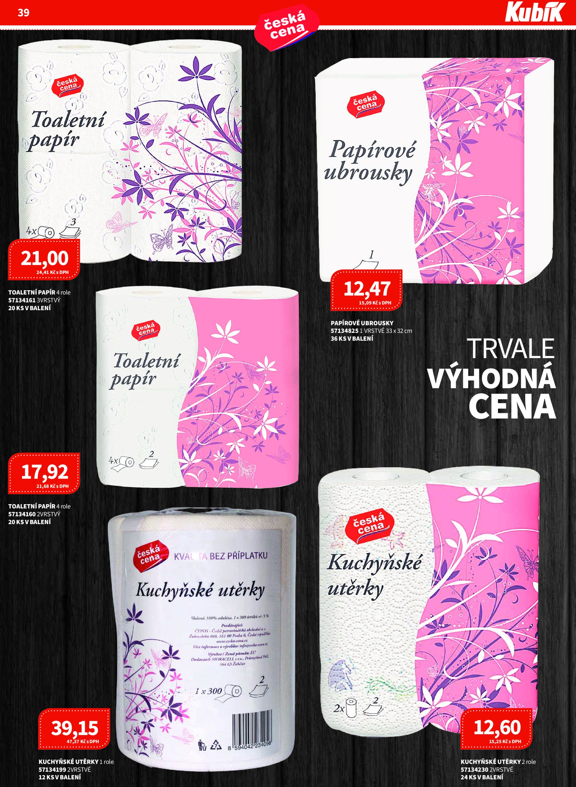 kubik - Leták Kubík - Velkoobchod od 01.05. do 31.05. - page: 39 kubik - Leták Kubík - Velkoobchod od 01.05. do 31.05. - page: 39