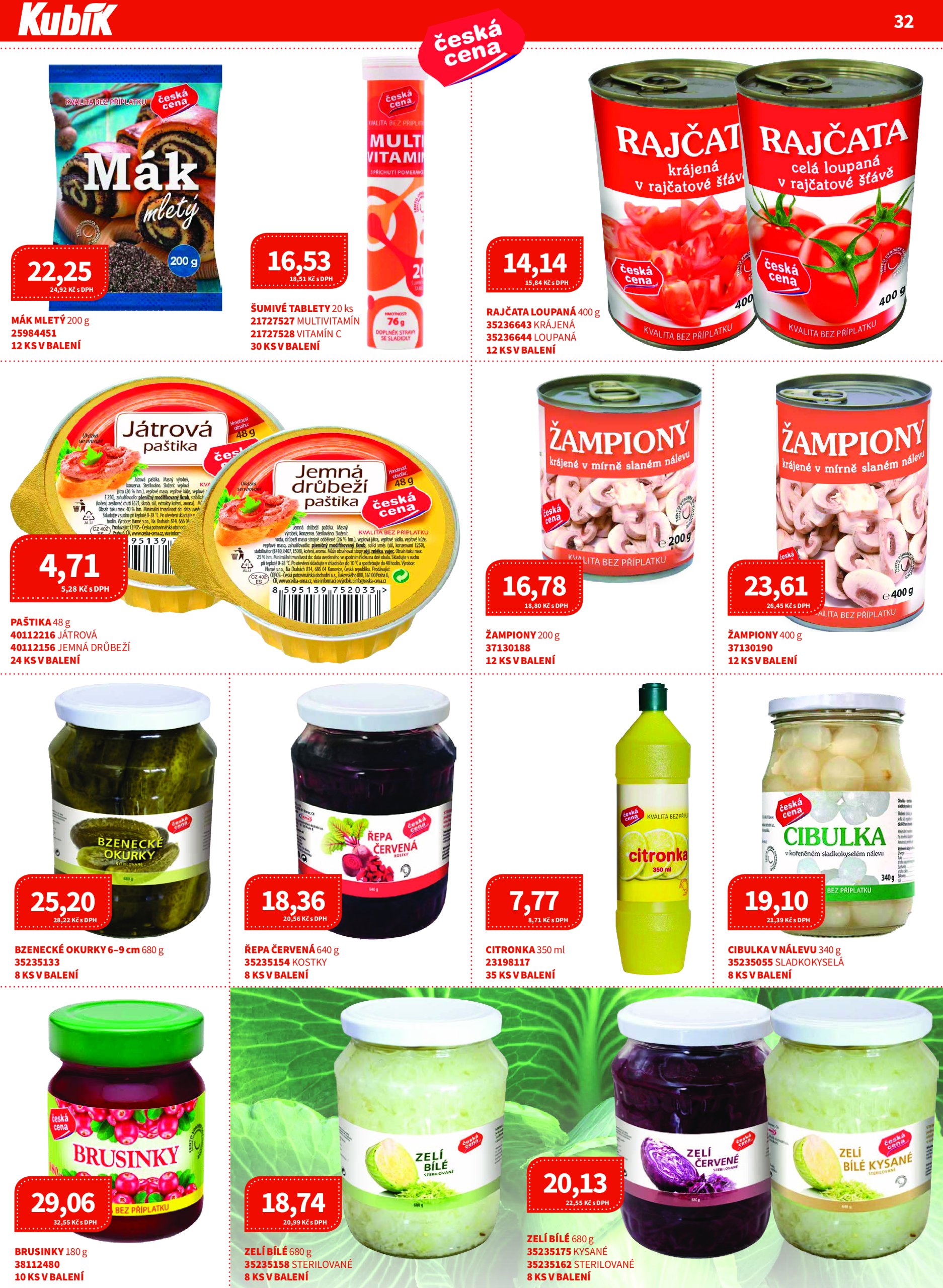 kubik - Leták Kubík - Velkoobchod od 01.05. do 31.05. - page: 32 kubik - Leták Kubík - Velkoobchod od 01.05. do 31.05. - page: 32