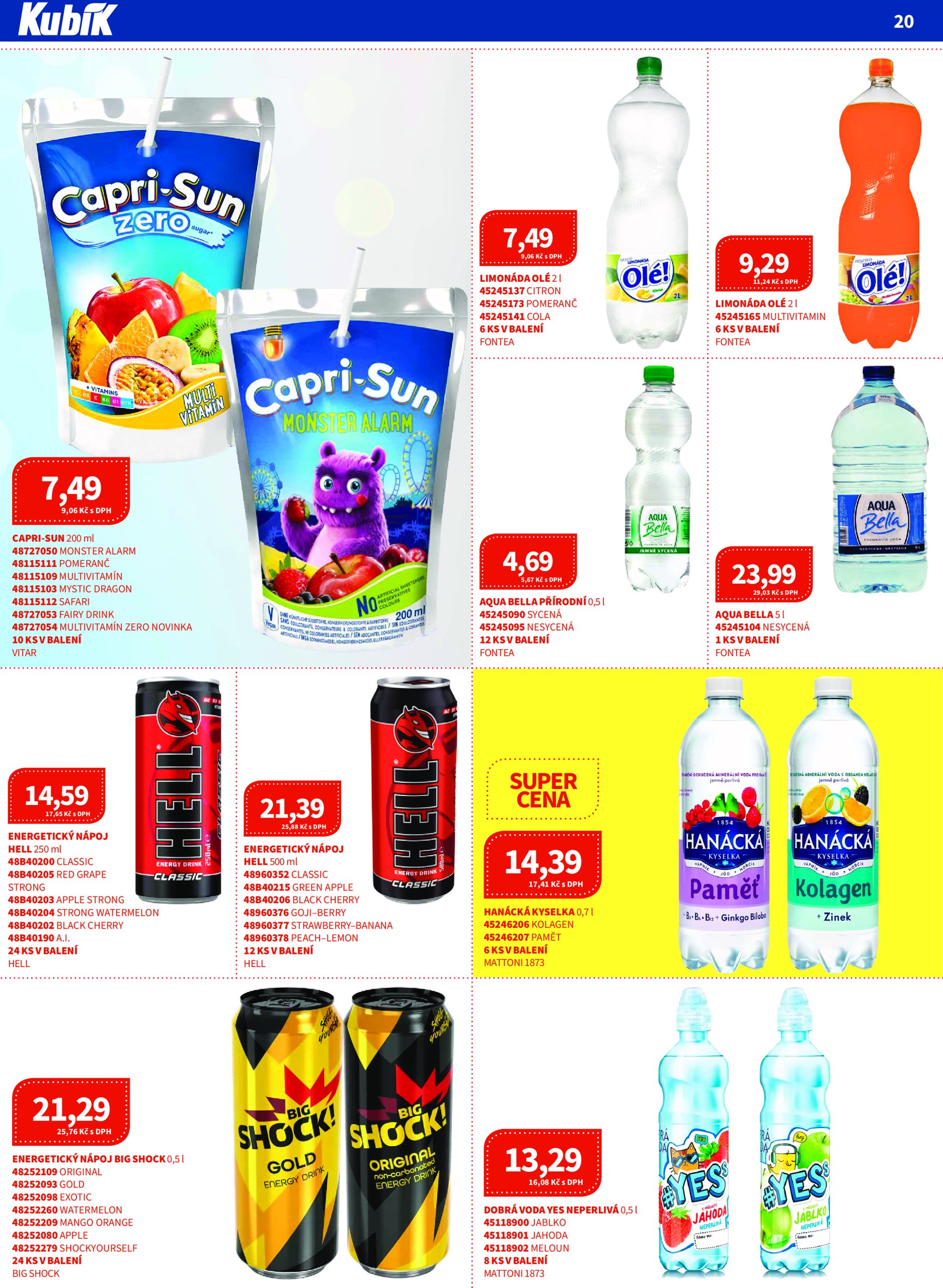 kubik - Leták Kubík - Velkoobchod od 01.05. do 31.05. - page: 20 kubik - Leták Kubík - Velkoobchod od 01.05. do 31.05. - page: 20
