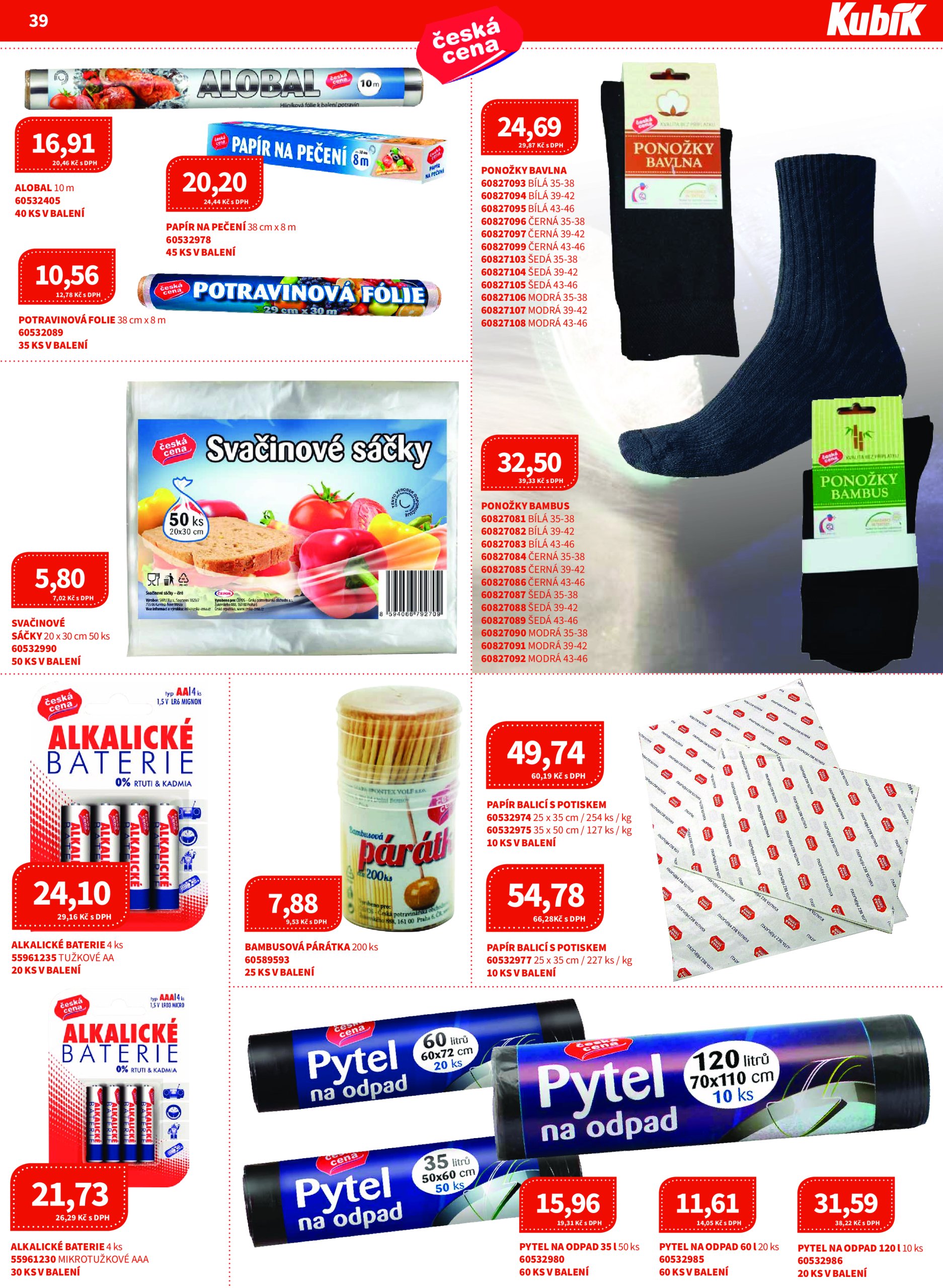 kubik - Leták Kubík - Velkoobchod od 01.06. do 30.06. - page: 39 kubik - Leták Kubík - Velkoobchod od 01.06. do 30.06. - page: 39