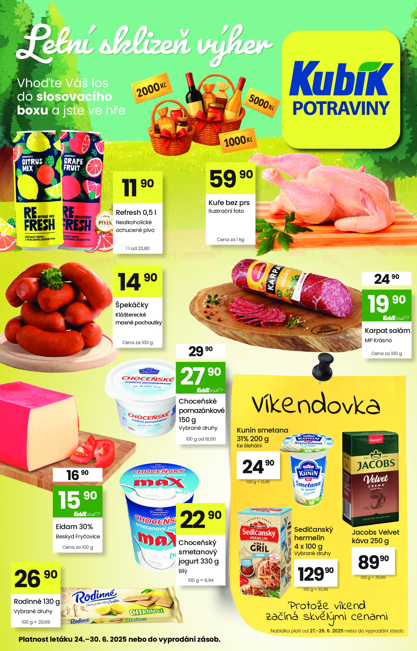 kubik - Leták Kubík od 24.06. do 30.06.